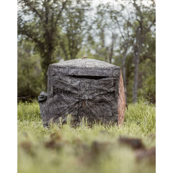 Rhino Blinds R180 3 Person Ground Blind, See-Through Mesh, 5-Hub Design, Realtree Camo - Image 2