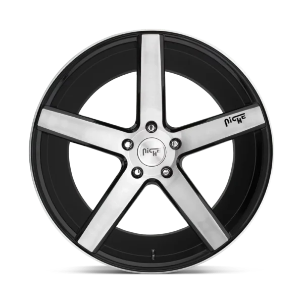 Niche Milan 22X9 Gloss Black Brushed Wheel - Image 2