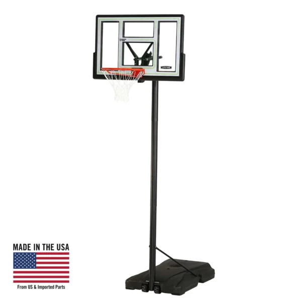 Lifetime Adjustable Portable Basketball Hoop, 46 inch Polycarbonate (90584)