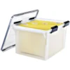 IRIS USA, WeatherPro Letter and Legal Size Plastic File Box with Gasket, Set of 6 - Image 4