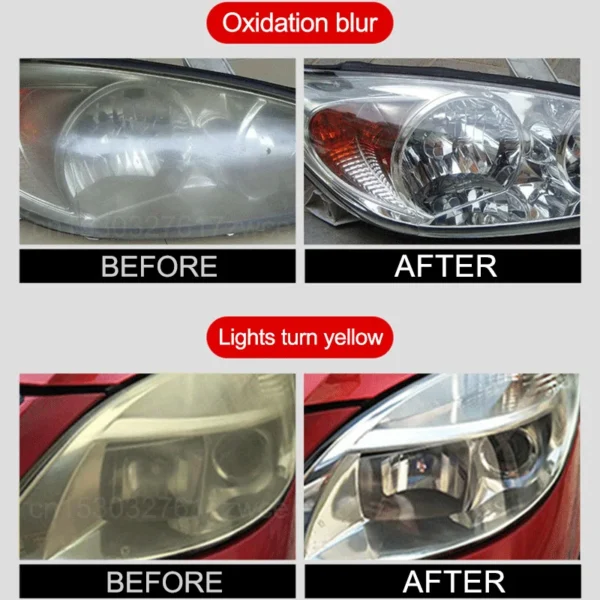 Car Headlight Restoration Polishing Kits Headlamp Repair Kits Car Light Polisher Cleaning Paste Cars Paint Refurbish Agent - Image 3