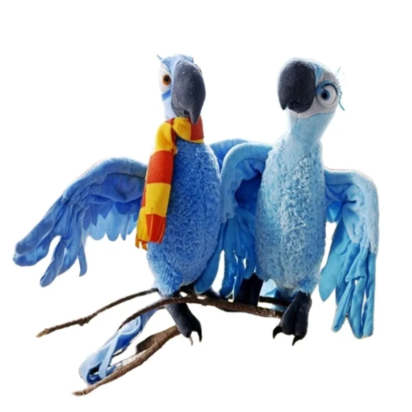 Movie TV Figure Rio Parrot Bird Blu Jewel Plush Toy Soft Doll Children's Toy Christmas Gift h0389 - Image 3