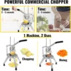 Potato Slicer Commercial Vegetable Chopper W/ 4 Replacement Blades Manual Vegetable Cutter Kitchen Gadgets Chips Food Processors - Image 2