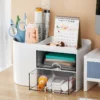 Simple Pen Holder With Drawer Multifunction Desktop Organizer Stationery Storage Box Student Office Desk Decorations - Image 2