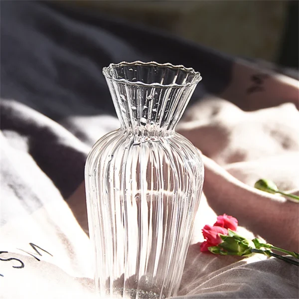 Nordic Glass Vase Home Decoration Accessories Ins Transparent Plant Hydroponic Bottle Living Room Wedding Table Decor Vases - Image 4