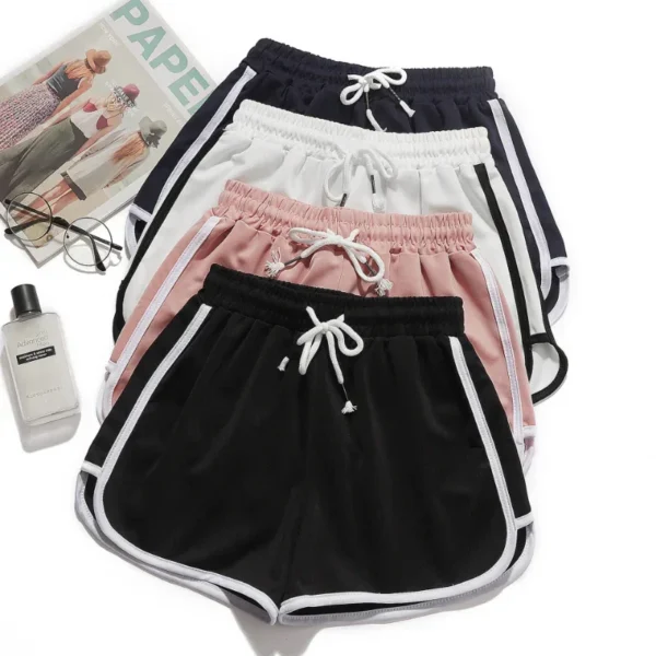 Summer Casual Bottoms Ladies Girl Shorts Streetwear Female Women Fitness Joggers Sports Running Breathable Plus Size Short Pants