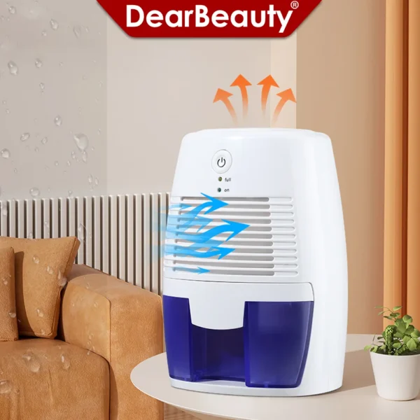 Portable Dehumidifier Air Purifier USB Mute Moisture Absorbers Air Dryer For Home Room Office Kitchen Deodorizer Dryer