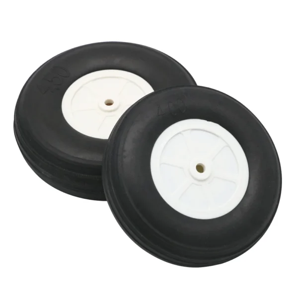 2pcs/lot High Elastic Rubber Wheel for Rc Fixed-wing Airplane(diameter 25/32/45/50/55/64/70/76MM ) can for DIY Robot Tires - Image 6