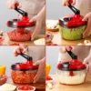 Garlic Chopper Vegetable Cutter Multifunctional Food Processor Manual Meat Grinder Onion Chili Cutter Masher Kitchen Accessories - Image 5
