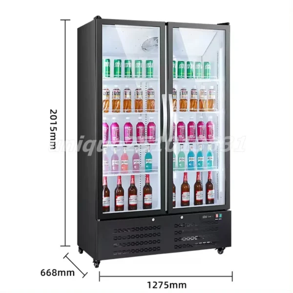 Commercial Large Capacity Quick Freezing Wine Cabinet Display Cabinet Showcase Refrigerators Beer And Beverage Cabinet - Image 5