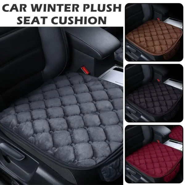 Universal Winter Warm Car Seat Cover Anti-slip Front Protector Seat Seat Soft Cushion Breathable Auto Pad Chair Covers Car C7W7 - Image 2