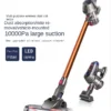 110V220V wireless handheld vacuum cleaner Powerful suction 150W dual motor LED lighting small household appliance cleaner