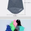 Summer Ice Silk Sun UV Protection Bike Full Face Bicycle Mask Breathable Hiking Outdoor Sport Windproof Scarf Buff on Neck - Image 3