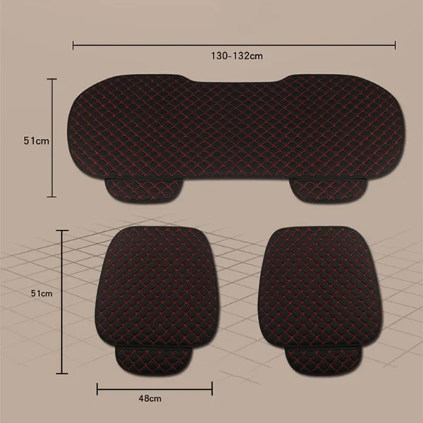 Universal Flax Car Seat Cushion Automobiles Accessories Auto Styling Fits 99% Of Cars - Image 6