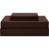 Brown 10 Piece Bed in A Bag Comforter Set with Sheets, Queen - Image 3