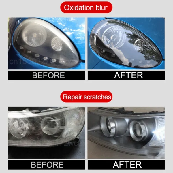 Car Headlight Restoration Polishing Kits Headlamp Repair Kits Car Light Polisher Cleaning Paste Cars Paint Refurbish Agent - Image 4