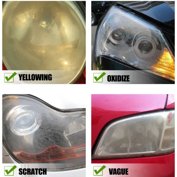 Car Headlight Restoration Polishing Kits Headlamp Repair Kits Car Light Polisher Cleaning Paste Cars Paint Refurbish Agent - Image 5