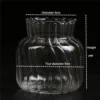 Nordic Glass Vase Home Decoration Accessories Ins Transparent Plant Hydroponic Bottle Living Room Wedding Table Decor Vases - Image 5