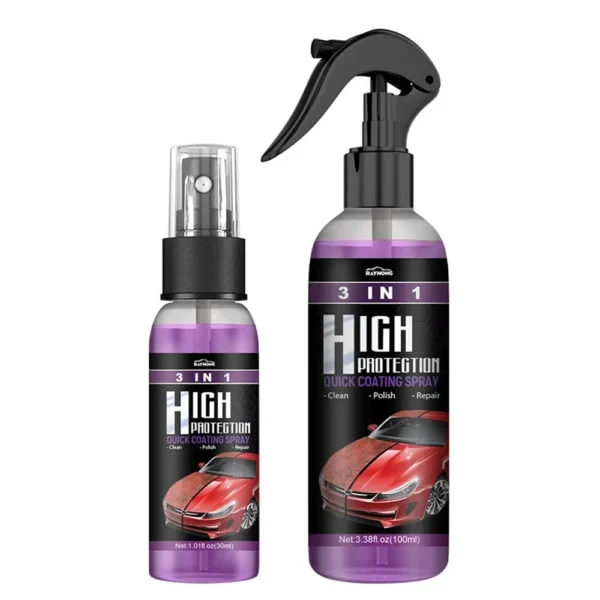 3 In 1 Car Ceramic Coating Spray Auto Nano Ceramic Coating Polishing Spraying Wax Car Paint Scratch Repair Remover 30ml/100ml