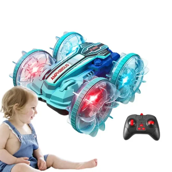 Remote Control Car Water And Land Waterproof Rc Stunt Car All Terrain Gesture Rc Car Rc Stunt Car Stunt Car Pool Toys For Kids