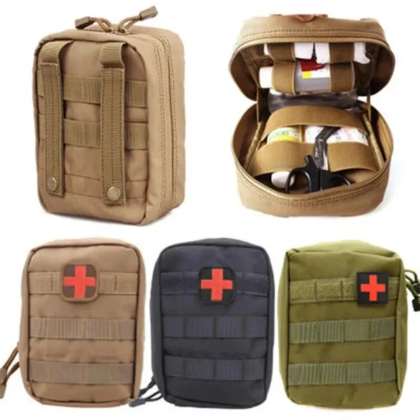 Survival First Aid Kit Travel Oxford Cloth Tactical Pocket Outdoor Mountaineering Camping Equipment Safety Bag