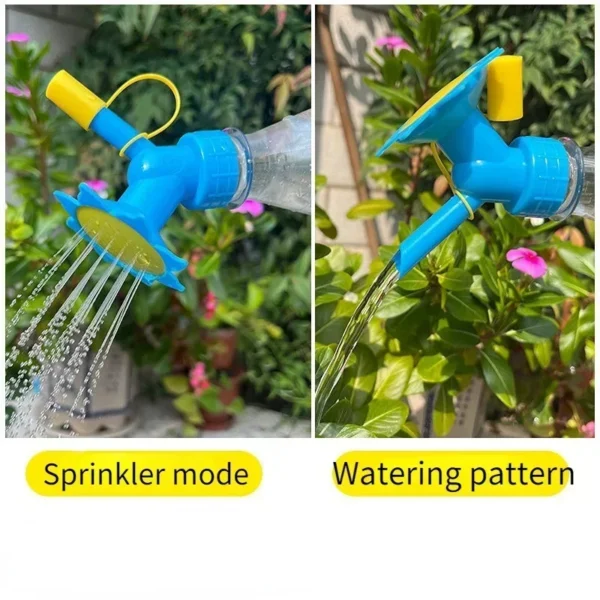 Home Garden Flower Plant Water Sprinkler For Flower Waterers Bottle Watering Cans Sprinkler 2 In 1 Plastic Sprinkler Nozzle - Image 6