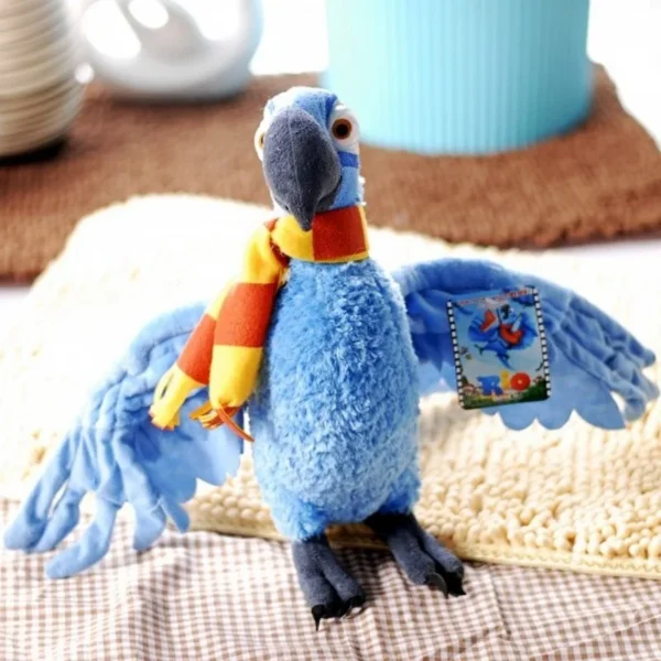 Movie TV Figure Rio Parrot Bird Blu Jewel Plush Toy Soft Doll Children's Toy Christmas Gift h0389 - Image 2