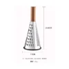 1PC Garlic Grinder Slicer Cone Fruit Vegetables Grater Wooden Handle Manual Food Processor Home Accessories For Kitchen Gadgets - Image 2
