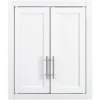 Crosley Furniture Savannah Wall Cabinet, White - Image 2