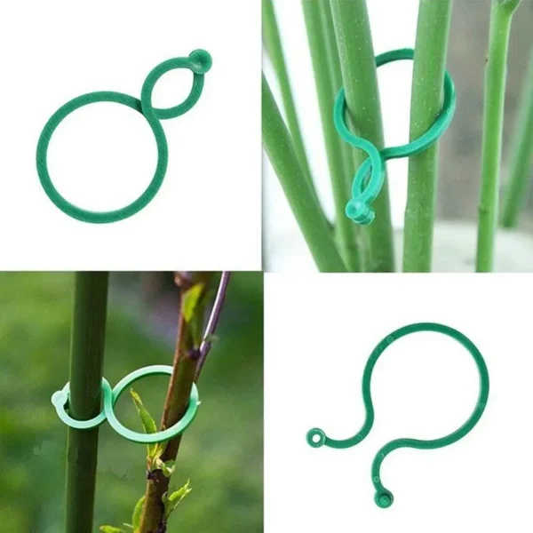 50pcs/100pcs Garden Clips Trellis for Vine Vegetable Tomato To Grow Upright Garden Plant Stand Tool Accessories Plant Support - Image 3