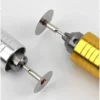 6PCS/Set Mini Circular Saw Blade Metal Discs Rotary Electric Grinding Cut Hand Tools Cutoff Mandrel Set Cutting Wood Power Drill - Image 3