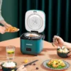 Mini Rice Cooker Automatic Household Kitchen Electric Cooking machine 1-2 People Food Warmer Steamer 1.2L Small Rice Cooker - Image 4