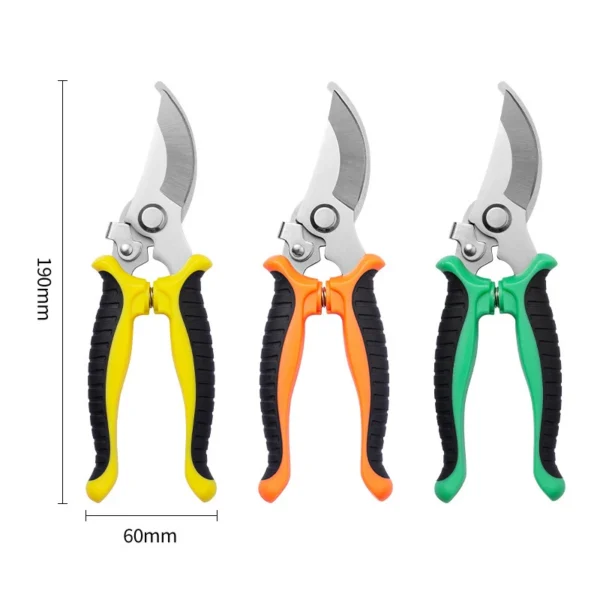 Garden Tools Professional Sharp Stainless Scissors Steel Fruit Tree Pruning Multi-functional Tree Pruning Gardening Scissors