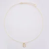 ANDYWEN 925 Sterling Silver Gold Letters A - Z Initial M S C K Alphabet Pendente Long Chain Necklace Say My Name Fine Jewelry - Image 3