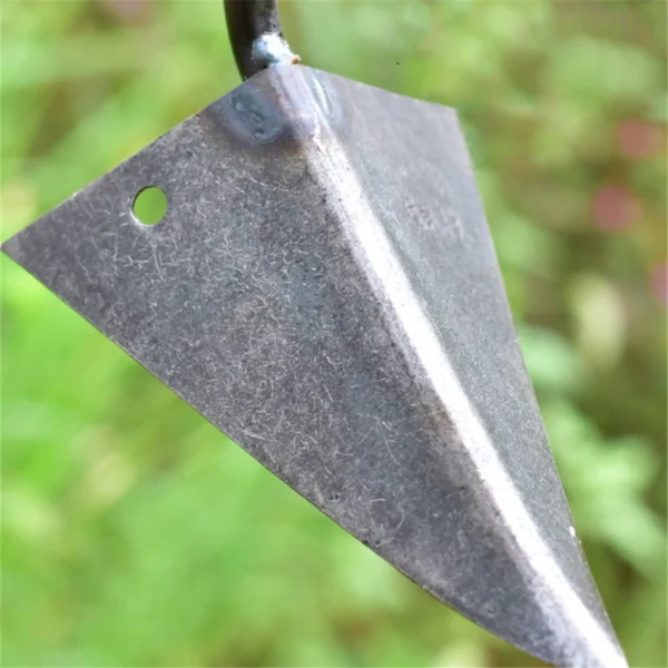 Farm Tools Hoes Household Vegetable Planting Triangle Furrow Hoe Small Tip Hoe Agricultural Land Turning Loose Soil Triangle Hoe - Image 6