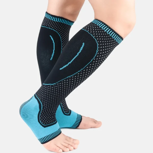 1 Pcs Sports Leg Pad Safety Running Cycling Compression Sleeves Calf Leg Shin Splints Breathable Leg Warmers Sports Protection - Image 4