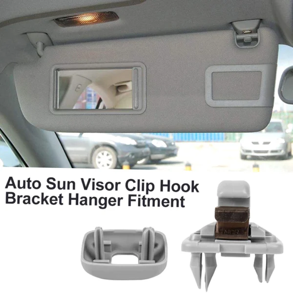 Auto Sun Visor Clip Hook Bracket Hanger replacement for Audi A1 A3 A4 A5 Q3 Q5(8E0 857 562)A7 B6 B7 B8 S4 S5 - Image 2