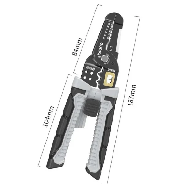 Wire Stripper Pulling Plier Wire Cutter Multifunction Repairing Scissors Electrical Stripping Crimping Plier Hand Tool - Image 6