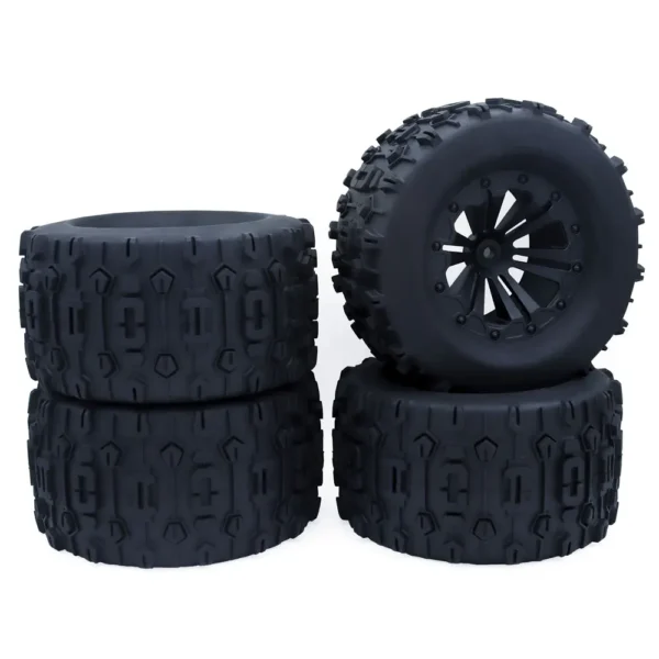 ZD Racing 4PCS 1/10 Monster truck wheels tires 120 mm 125 mm Tires Wheels Buggy for for 1:10 RC Car Crawler Traxxas Scx10 HSP - Image 3