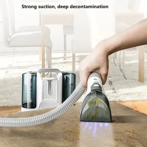 Suction Washing All-in-One Vacuum Cleaner Carpet Curtain Sofa Pet Hair Household Clean Machine 13Kpa 400W Handheld Car Cleaner - Image 2