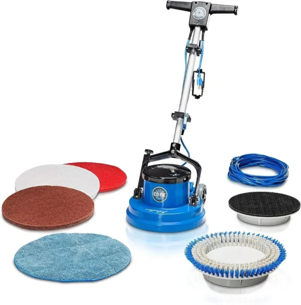 Core Heavy Duty Single Pad Commercial Polisher Floor Buffer Machine Scrubber 15 Inch Commercial Duty Mops Floor Cleaning