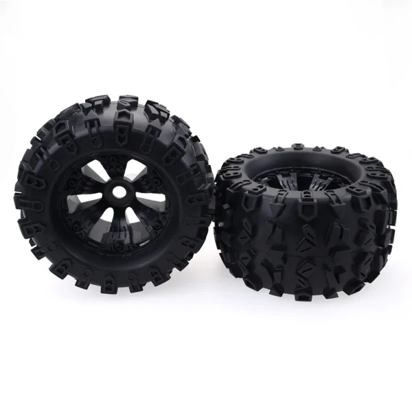 ZD Racing 2pcs RC Monster Truck Wheels Tires Rubber 170MM 155MM 150MM 120MM 17mm Hex Hub for 1/8 RC Car Truggy HSPTraxxas Wltoys - Image 5