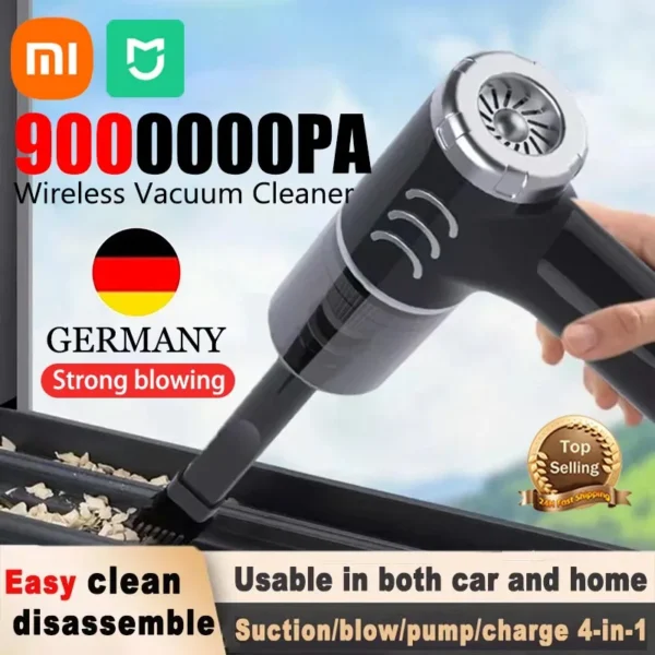 Xiaomi MIJIA Wireless Car Vacuum Cleaner Handheld Strong Suction Portable Cleaning Machine Car Household Vacuum Clean Appliance