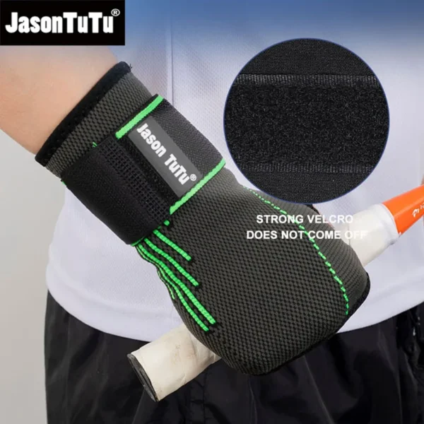 JASONTUTU 1PC Gym Fitness Gloves Wrist Support Sports Wristband Therapy Protector Fingerless Safety Body Building Entertainment - Image 2