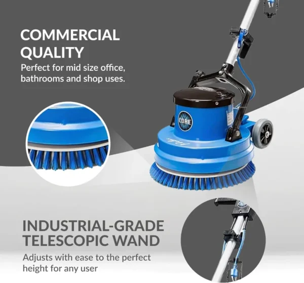 Core Heavy Duty Single Pad Commercial Polisher Floor Buffer Machine Scrubber 15 Inch Commercial Duty Mops Floor Cleaning - Image 4