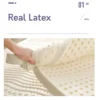 Thailand Natural 100% Latex Mattress Wholesale Student home hotel luxury top Tatami Mat Royal Gift Latex Mats With Cover - Image 2