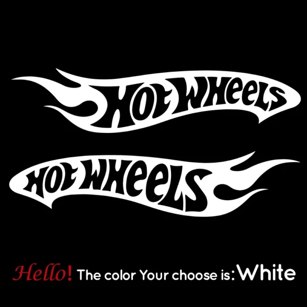 2pcs Hot Wheels Helmet Racing Moto CROSS Car 4x4 RV Waterproof Car Sticker Fashion Racing Vinyl Decal Sticker Set of 2 Suitable - Image 3