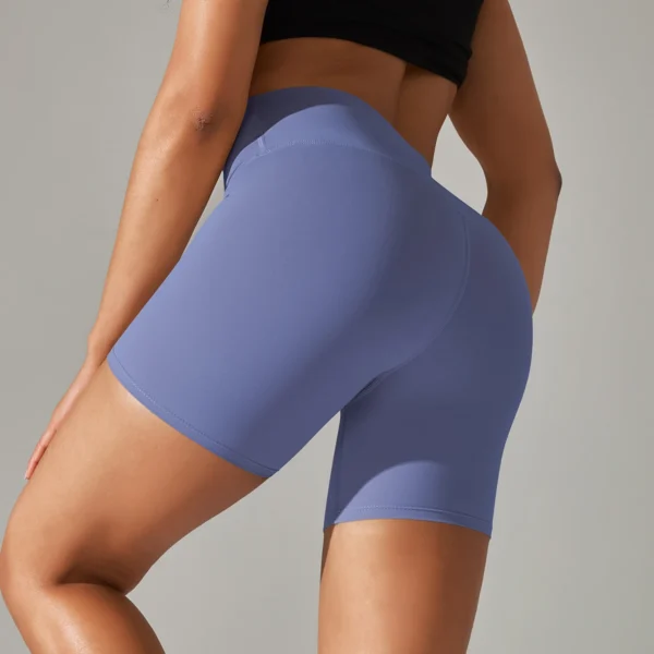 Women Sports Short Yoga Legging Shorts Squat Proof High Waist Fitness Tight Shorts Quick Drying Cycling Workout Gym Shorts - Image 3