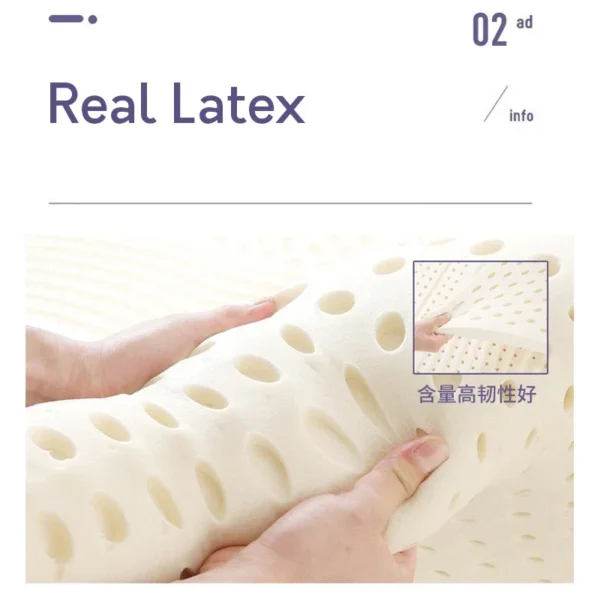 Thailand Natural 100% Latex Mattress Wholesale Student home hotel luxury top Tatami Mat Royal Gift Latex Mats With Cover - Image 3