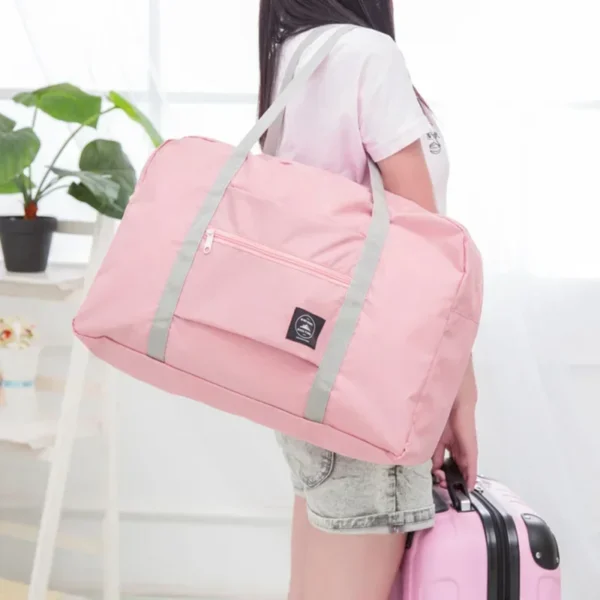 Lightweight Waterproof Foldable Diaper Travel Bags for Baby Things Mommy Bag Portable Luggage Storage Organizer Bag with Zipper